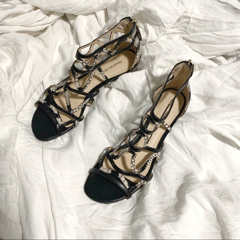 Alexandre Birman Melody python caged sandals - Picture 4 of 12